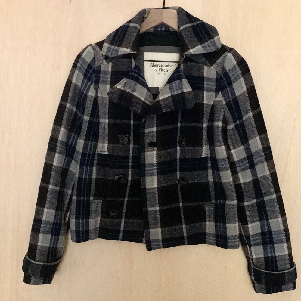 Abercrombie & Fitch Plain Wool Jacket Size XS